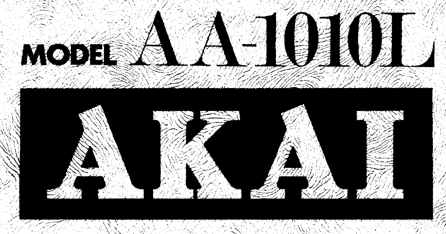 AKAI AA-1010L Parts List Service Manual