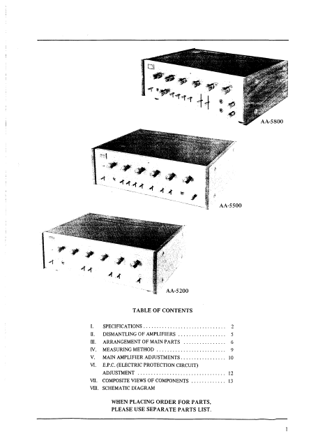 AKAI AA-5800 Service Manual