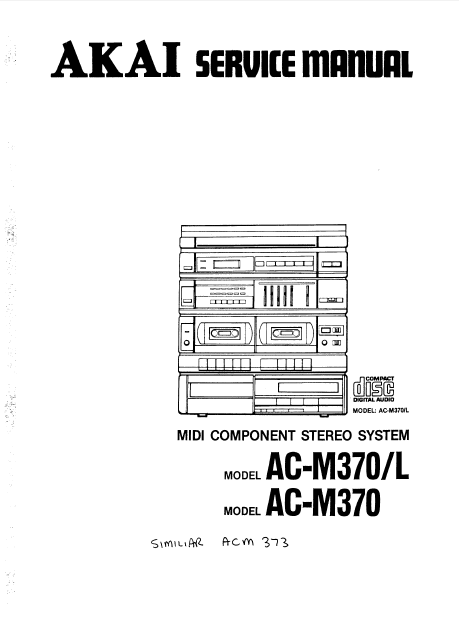 AKAI AC-M370-M370L Service Manual
