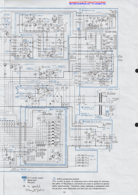 AIWA AD-F360 S15 Stereo Cassette Deck Schematics