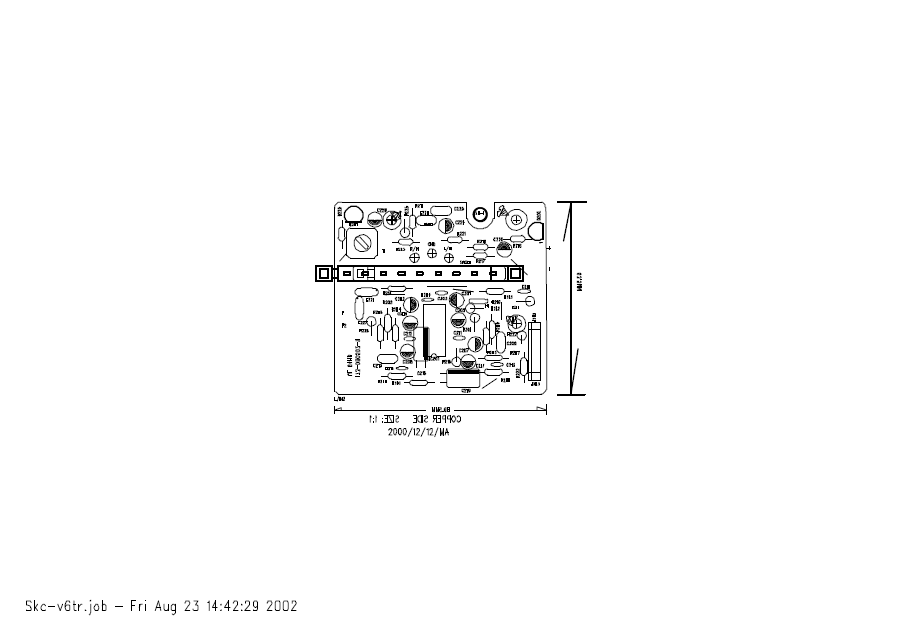 AKAI AJ-365 Component position diagrams 3 Schematic