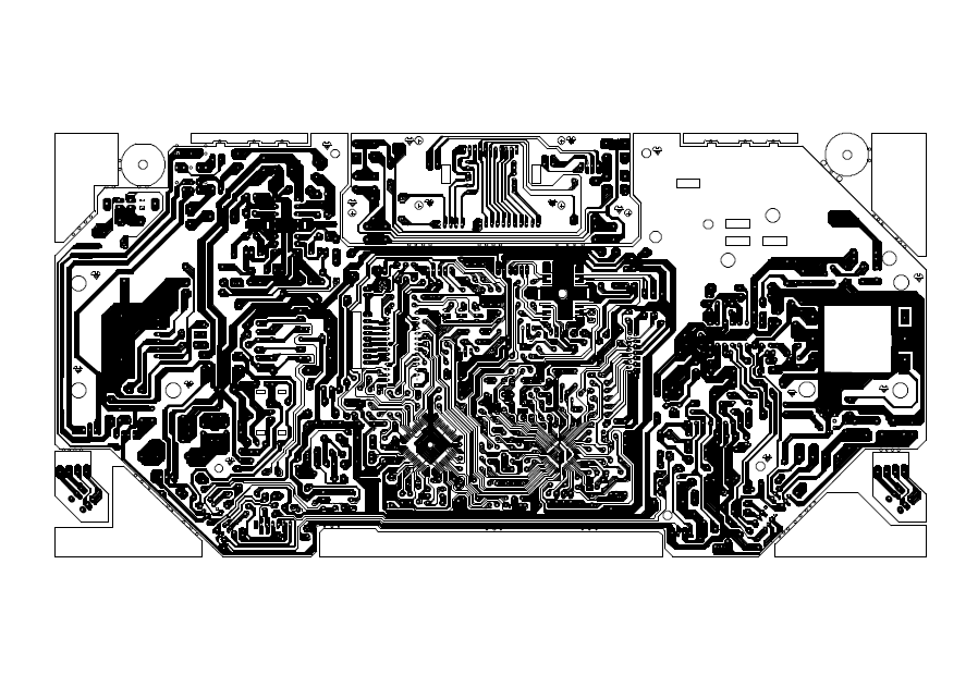 AKAI AJ-365PCB 1 Layout