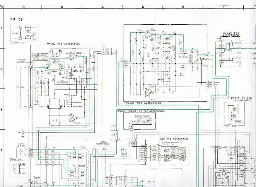 AKAI AM-32 Schematics