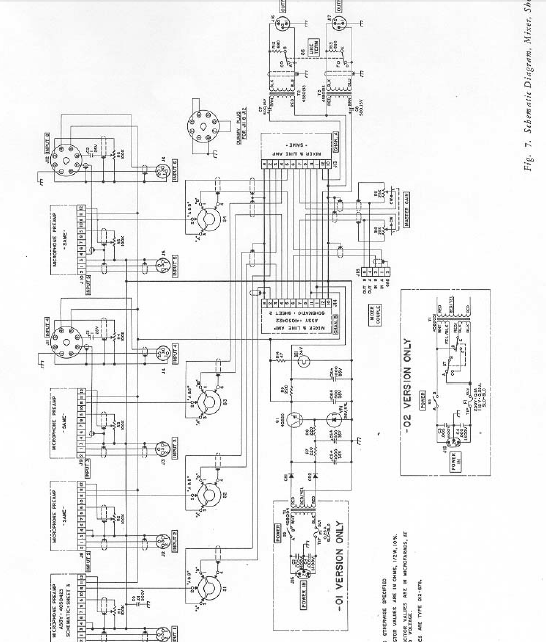 AMPEX AM10 Mixer Schematics