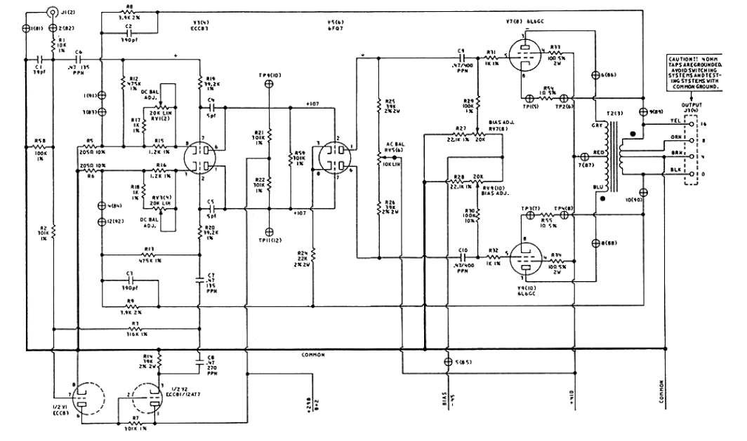 AUDIO RESEARCH ARD40 Power Supply Schematic