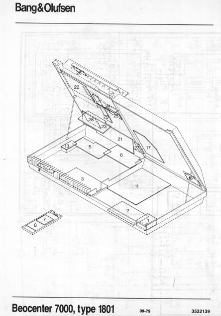 B-O Beocenter 7000 Schematics