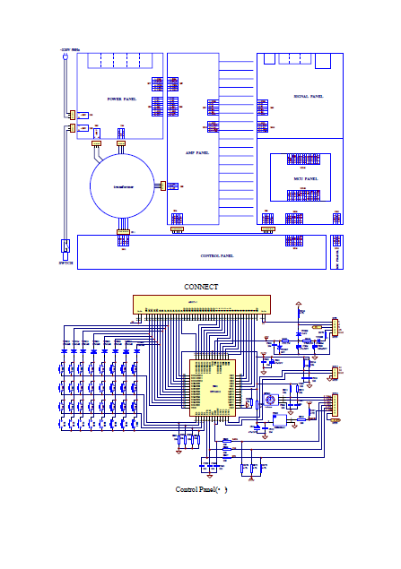 BBK AV210T Amplifier Schematics