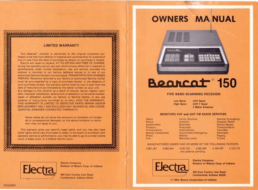 BC-150 om Service Manual