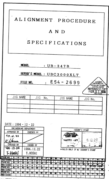 BC-3000xlt Service Manual