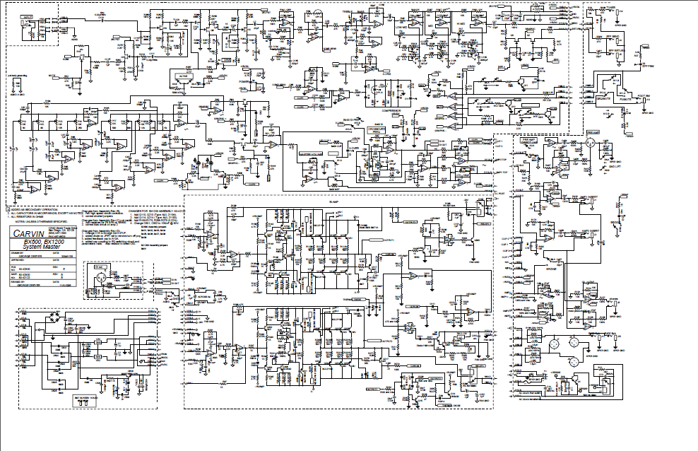 Audio TO Clearcom-CARVIN - 80-42500E 11 AUG06 Service Manual