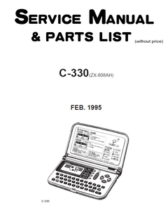 Casio C-330 Service Manual