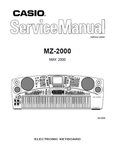 Audio TO Clearcom-Casio_MZ-2000_[ET] Service Manual