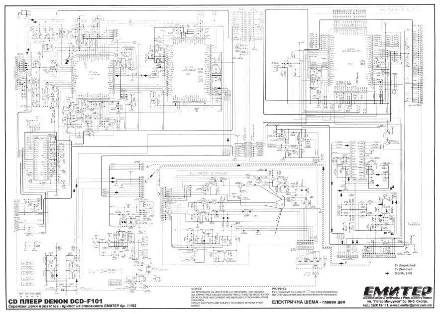 DENON-DCD-F101 Service Manual