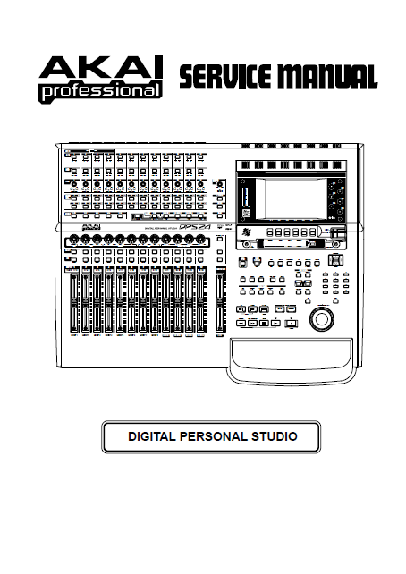 AKAI Model DPS-24 Professional Service Manual