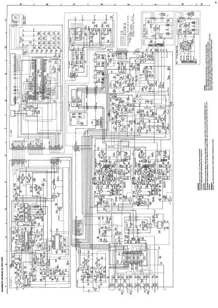 DENON DRA 335R-435R AM FM Stereo Receiver Schematic