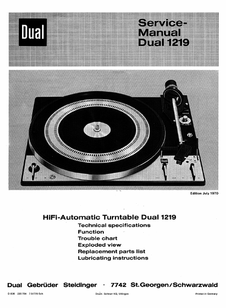 Dual_1219 (2) Service Manual