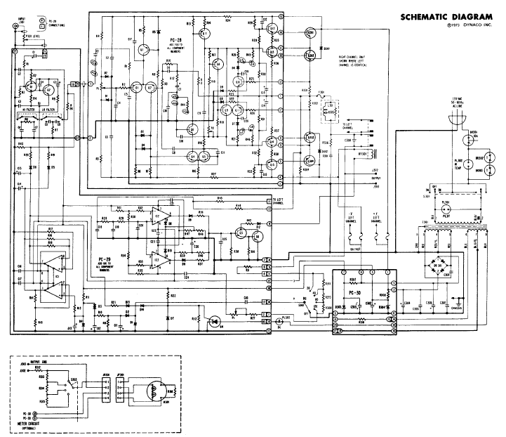 Dynaco ST-400 Power Amplifier Schematic