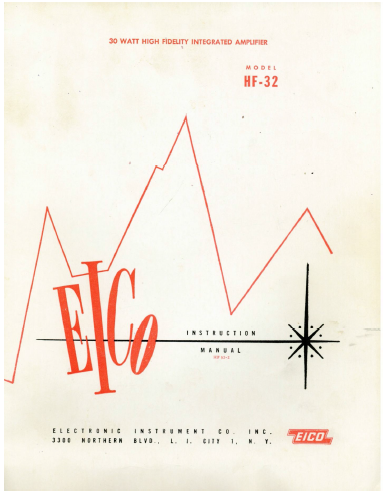 EICO Model HF-32 Instruction Manual