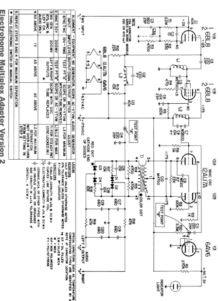 ELECTROHOME Multiplex Adapter Version2 Schematics