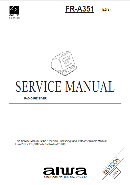 AIWA FR-A351 Revision Radio Receiver Schematics