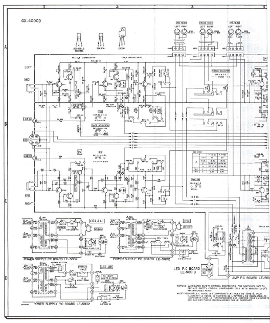 AKAI GX-4000D Schematics