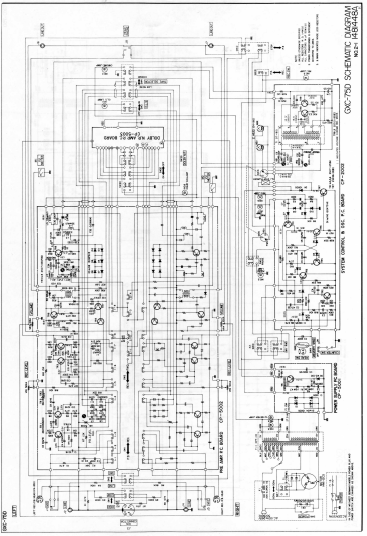 AKAI GXC-75D Cassette Tape Deck Schematics