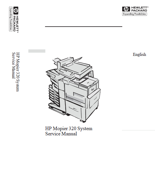 Hewlett Packard LaserJet Mopier 320 System Service Manual Electronic