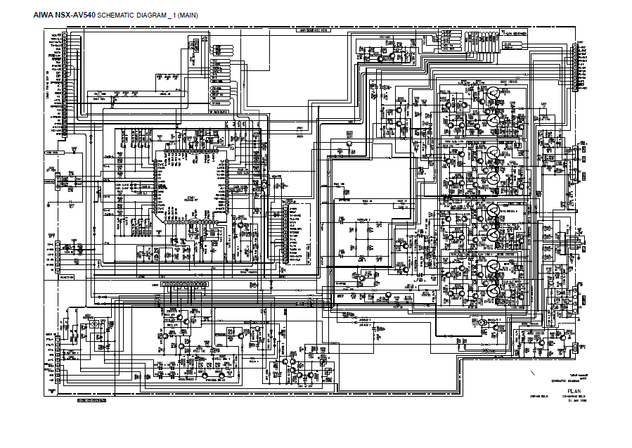 AIWA NSX-AV540 Schematics