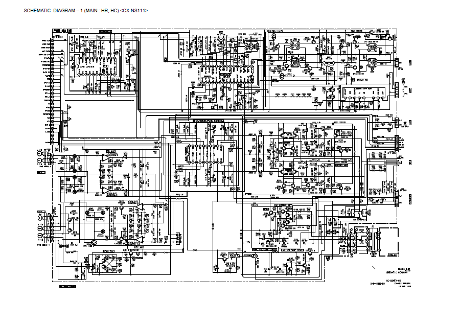 AIWA CX-NS111 Schematics – Electronic Service Manuals