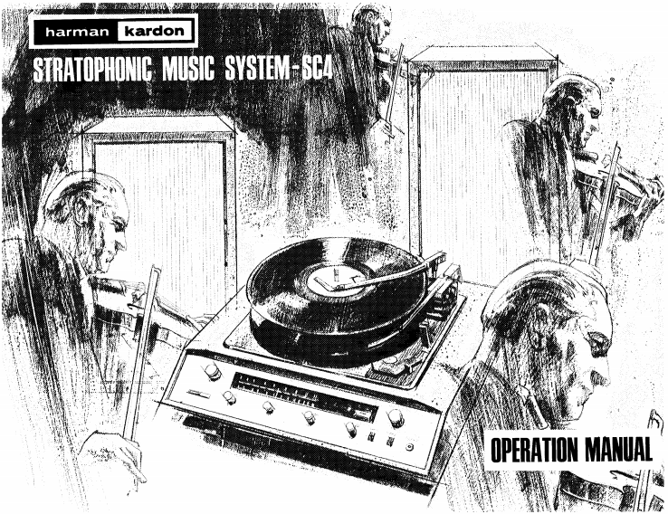 Harman Kardon Startophonic Music System-SC4 Operation Manual