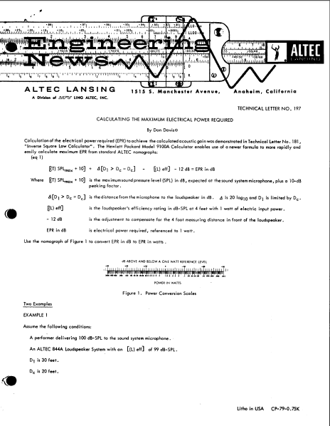 ALTEC LANSING TL-197 Instructional Manual