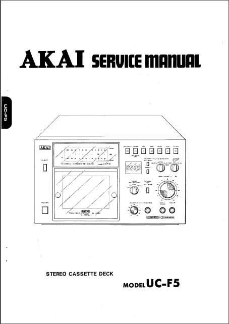 AKAI UC-F5 Service Manual