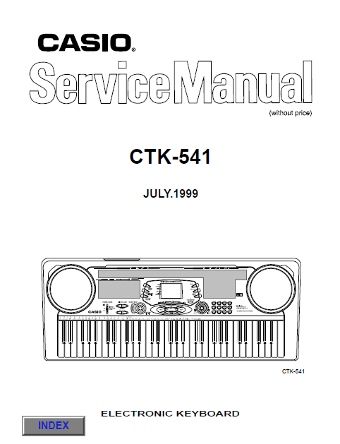Audio TO Clearcom-casio_ctk541_sm Service Manual