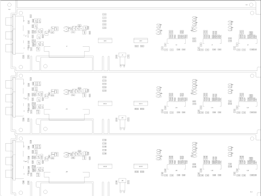 BOSE PCB 267083 Component Location Schematic