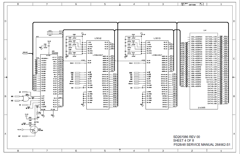 BOSE SD267086 Sheet4 Bass Module Schematic