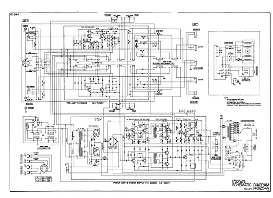 AKAI 1722WL Schematics