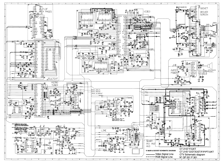 AKAI 20CT2137 Schematics