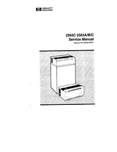 Hewlett Packard 2562C-2563ABC Service Manual