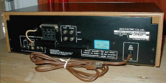 AKAI 2600 Operations Manual