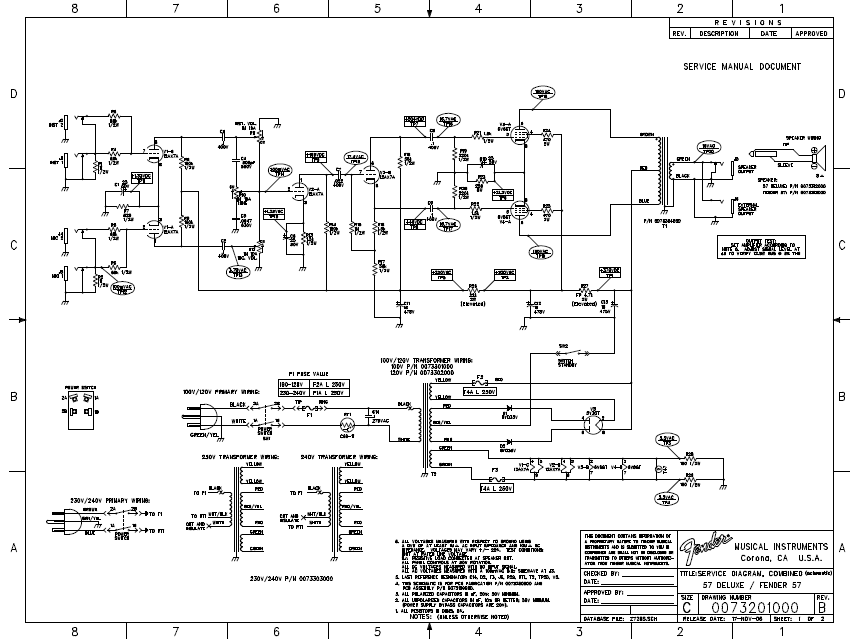 Fender-57 57-Deluxe Schematic