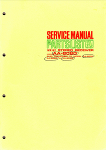 AKAI Stereo Receiver Model AA-8080 Service Manual