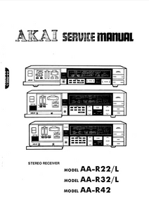 AKAI Stereo receiver Model AA-R22L Service Manual