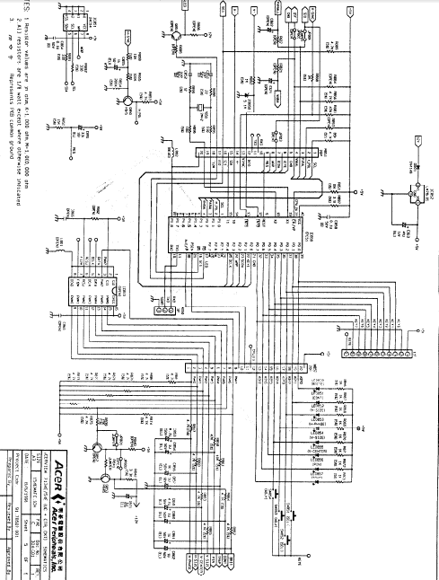 ACER 7154EL Schematics