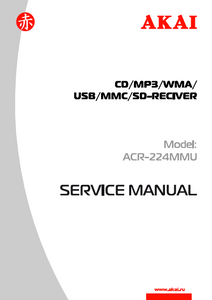 AKAI ACR-224MMU Service Manual