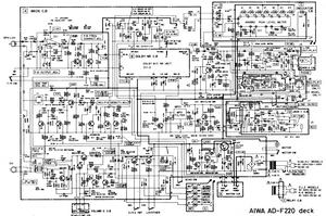 AIWA AD-F220 Deck Dolby-Panelja Schematics