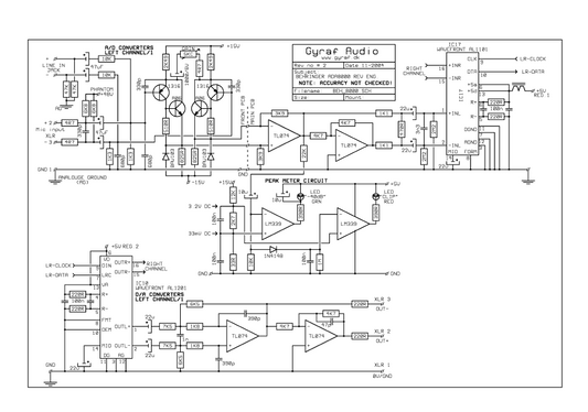 BEHRINGER ADA8000 Schematic