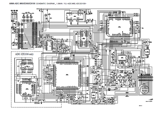 AIWA ADC-M60 Schematic