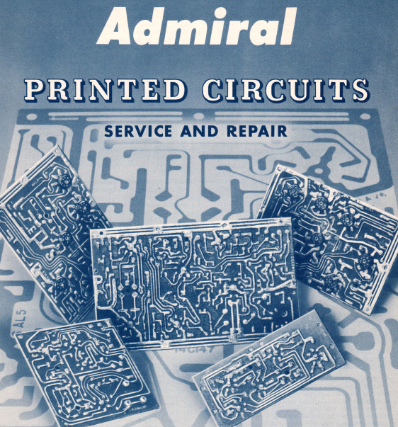 Admiral Printed Circuits Repair Service Manual
