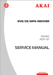 AKAI Model ADV-37 Service Manual