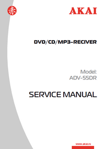 AKAI Model ADV-55DR Service Manual